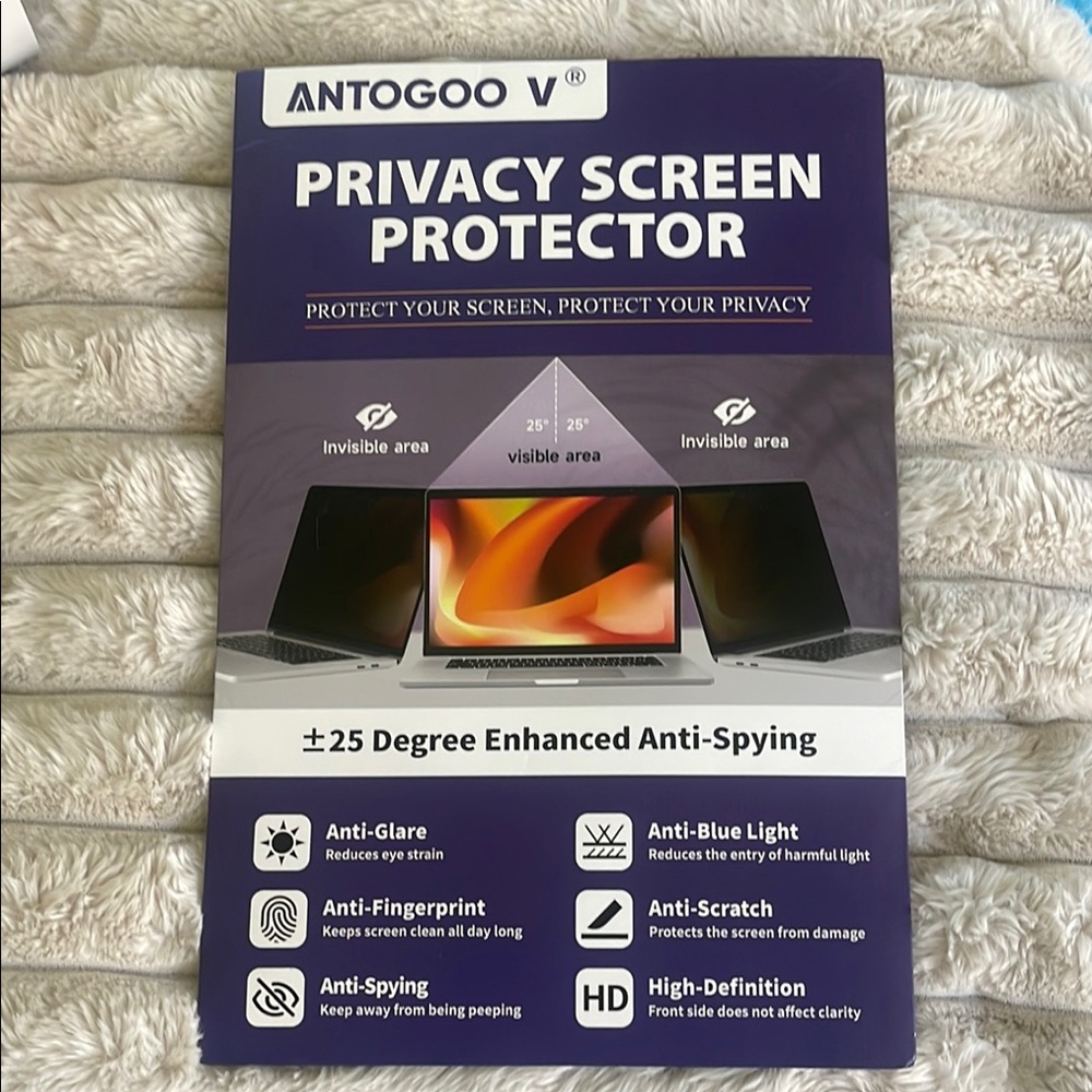 ❤️NEW!!!❤️ Privacy Screen Protector - Black for Mac Air 15.3”